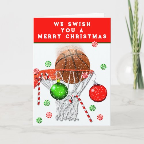 Funny Basketball Christmas Cards