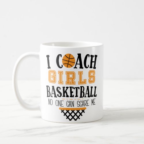 Funny Basketball Coach Coffee Mug Girls Coaching
