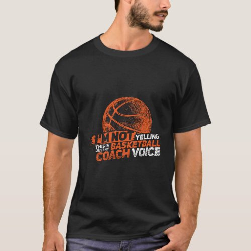Funny Basketball Coach Gift Hoops Coaching T_Shirt