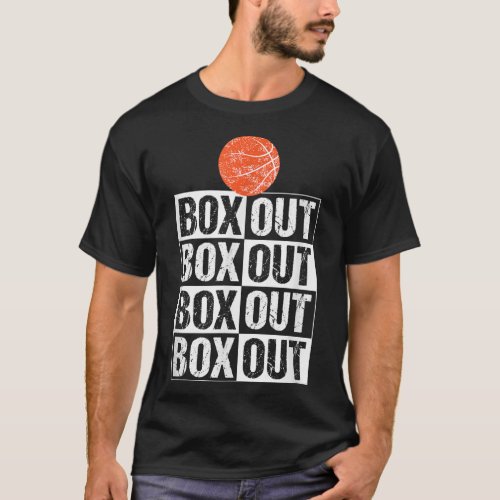 Funny Basketball Coach T Gift Box Out Saying T_Shirt
