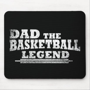 Funny basketball dad gift mouse pad