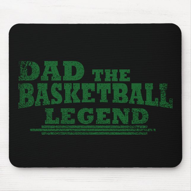 Funny basketball dad gift mouse pad (Front)
