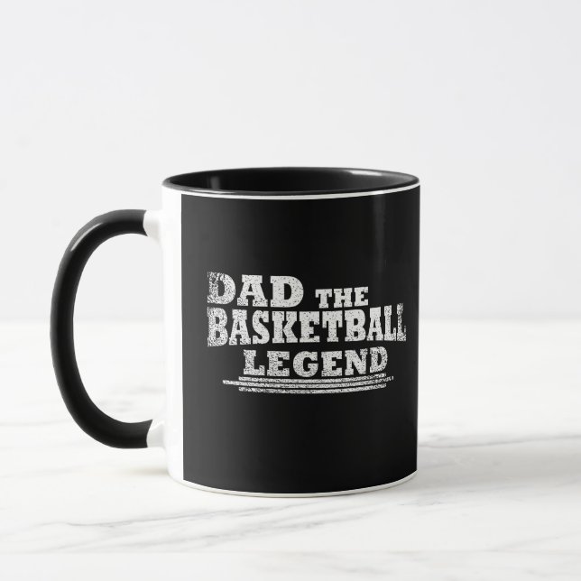 Funny basketball dad gift mug (Left)