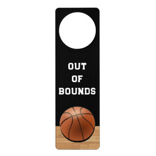 Funny Basketball Door Hanger