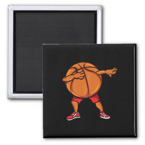 Funny Basketball Gift For Kids Cool Dabbing Basket Magnet
