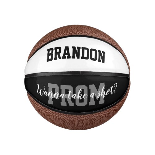 Funny basketball Hoco Prom proposal gift idea