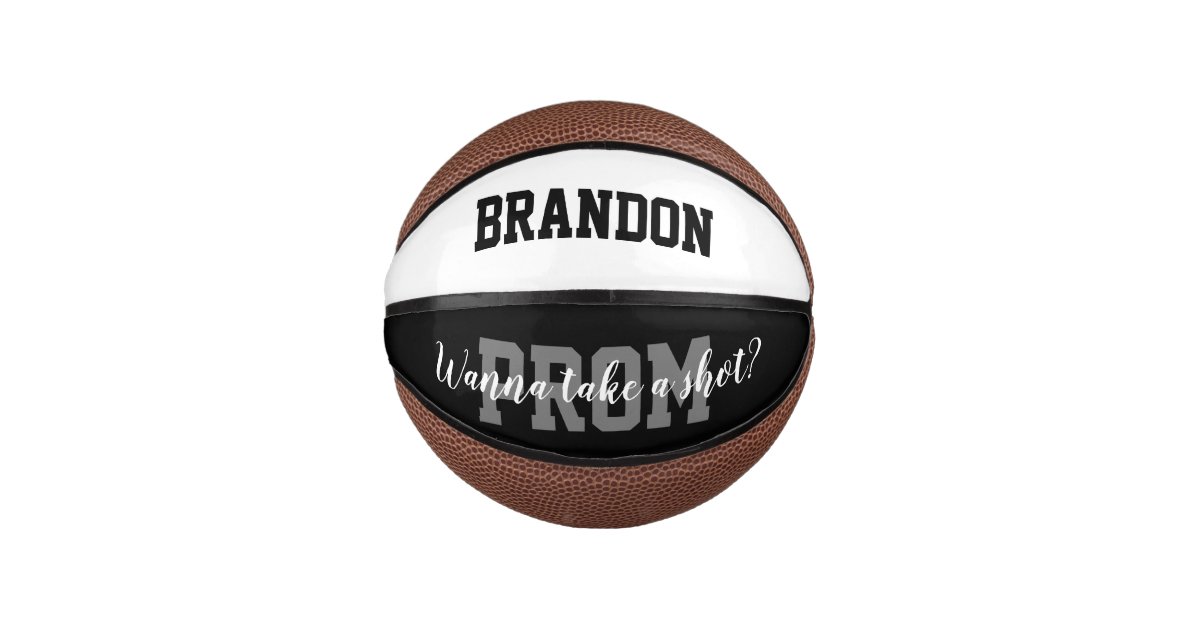 Funny Basketball Hoco Prom Proposal Gift Idea Zazzle Com