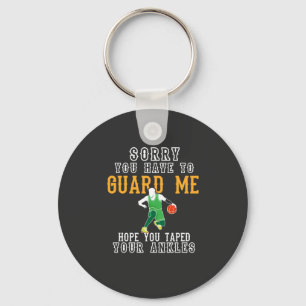 Funny Basketball Keychain