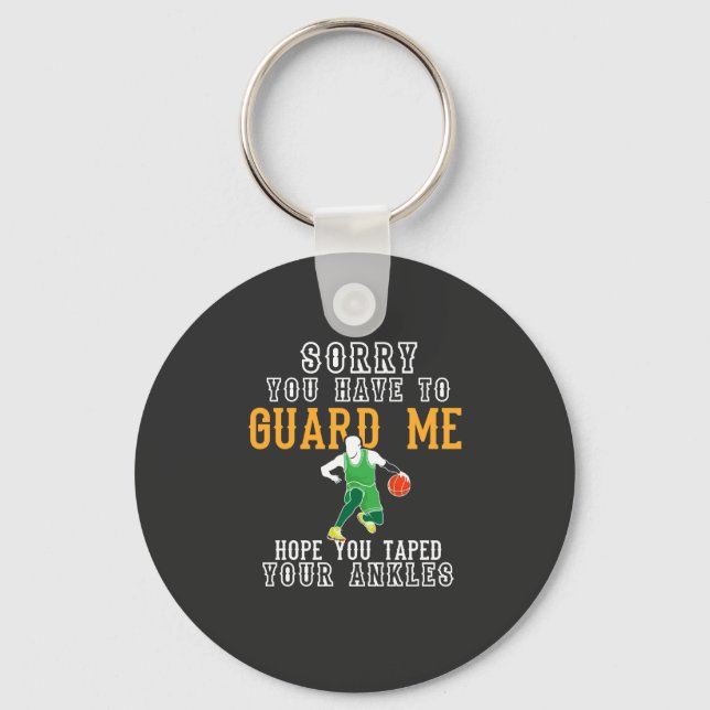 Funny Basketball Keychain (Front)