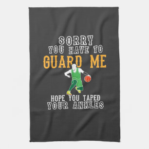 Funny Basketball Kitchen Towel