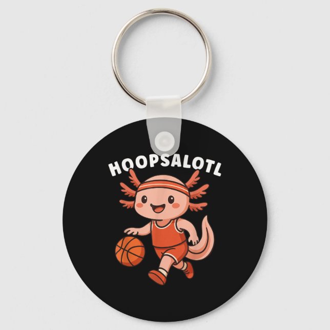 Funny Basketball Men Boys Youth Basketball Player  Keychain (Front)