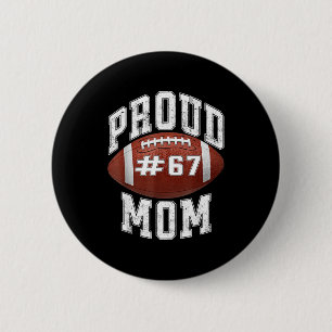 Funny Basketball Mom 67 Meme Proud Mama Design  Button