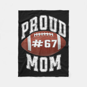 Funny Basketball Mom 67 Meme Proud Mama Design Fleece Blanket