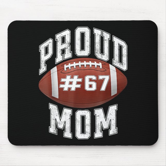 Funny Basketball Mom 67 Meme Proud Mama Design  Mouse Pad (Front)