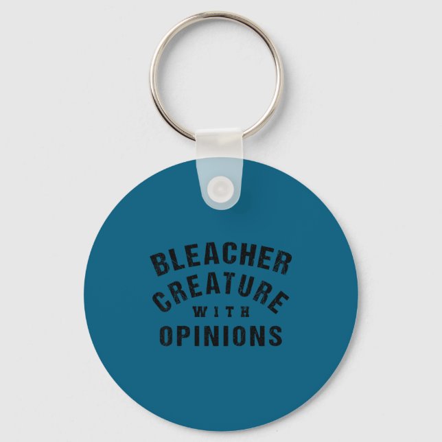 Funny Basketball Mom Quote Bleacher Creature With  Keychain (Front)