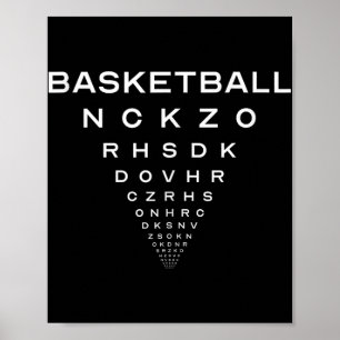 Funny Basketball Opticians Board Joke Tank Top Poster