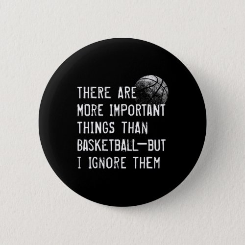 Funny Basketball S For Men  Button