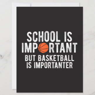Funny Basketball School is Important Bball