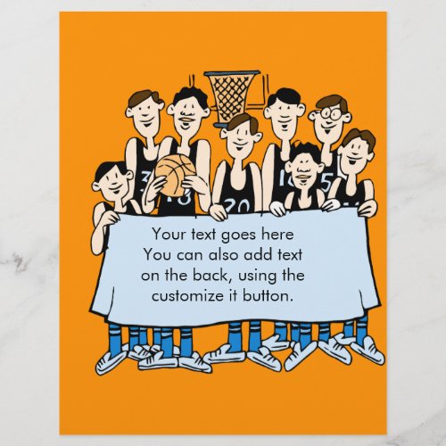 Funny Basketball team event Flyer