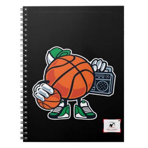 Funny Basketball theme Spiral Photo Notebook