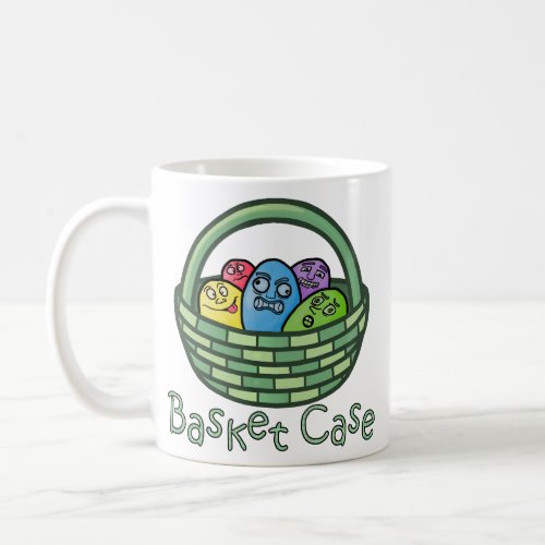 Funny Basketcase Easter Coffee Mug