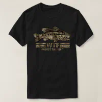  Funny Bass Fishing Camo WTF Where's The Fish T-Shirt :  Clothing, Shoes & Jewelry