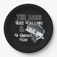 Fishing One Kid's First Birthday Smallmouth Bass Paper Plates