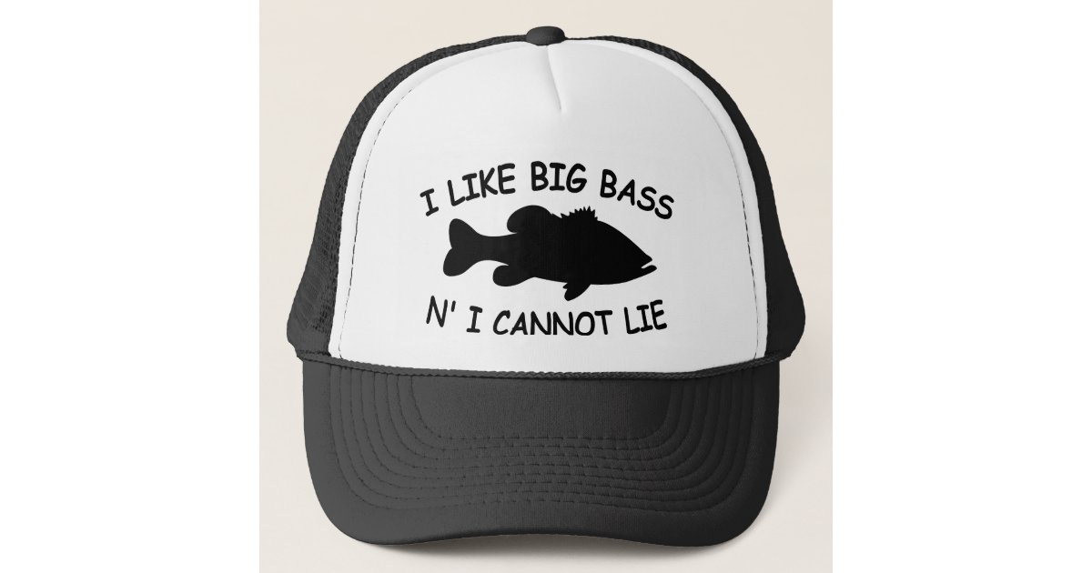 Funny Bass Fishing Trucker Hat