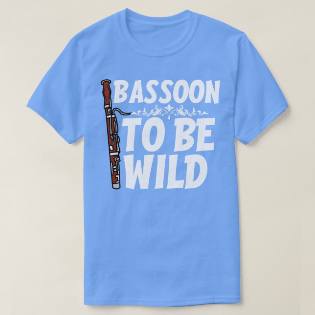 Funny Bassoon Player T-Shirt (Design Front)