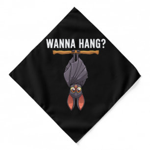 Funny Bat Design For Men Women Nocturnal Bird Bat  Bandana