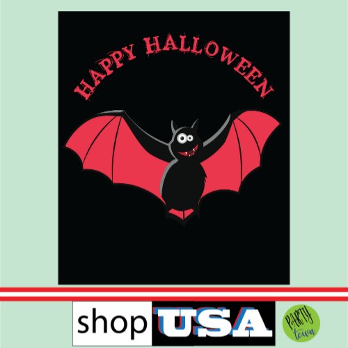 FUNNY BAT HALLOWEEN KID_FRIENDLY GREAT COLORFUL TAPESTRY