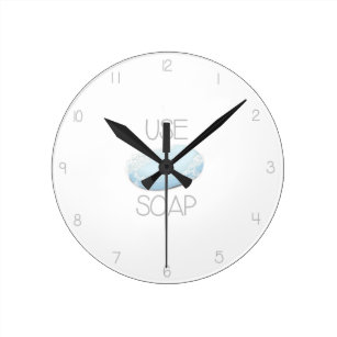 Bathroom Wall Clocks Zazzle