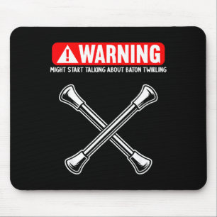 Funny Baton Twirling  Mouse Pad