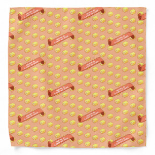 Funny Battenberg Heaven Is A Cake On Earth Pattern Bandana