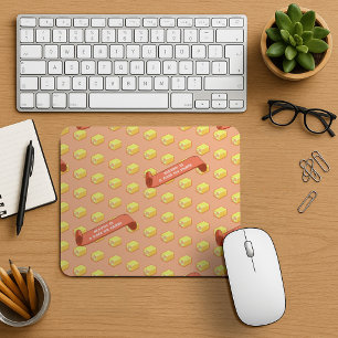 Funny Battenberg Heaven Is A Cake On Earth Pattern Mouse Pad