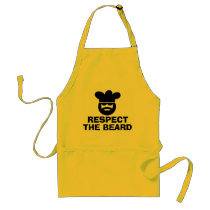 Funny BBQ apron for men | Respect the beard Funny BBQ apron for men | Respect the beard