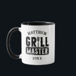 Funny BBQ Grill Master Personalized Barbecue King Mug<br><div class="desc">Funny BBQ Grill Master Personalized Barbecue Best</div>