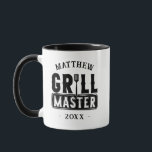 Funny BBQ Grill Master Personalized Barbecue King Mug<br><div class="desc">Funny BBQ Grill Master Personalized Barbecue Best</div>