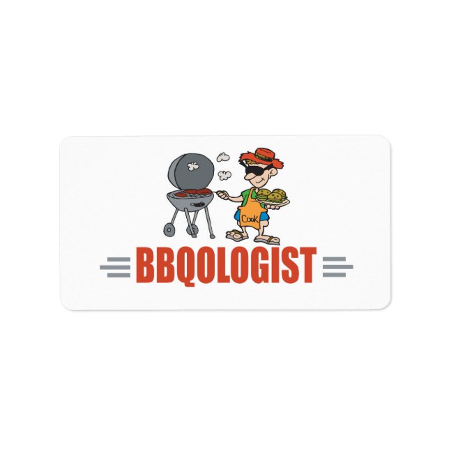 Funny BBQ Label (Front)