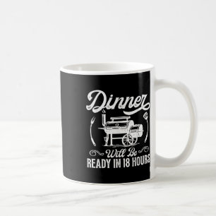 Funny Bbq Men Smoking Meat Smoker Grilling Barbecu Coffee Mug