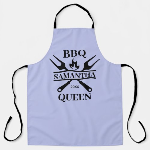 Funny BBQ Personalized Barbecue Queen Apron