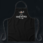 Funny BBQ Personalized Kitchen Apron<br><div class="desc">Real Men Cook custom gifts Personalized Kitchen Birthday  Gift for Husband,  Gifts for Dad,  daddy Christmas For Him,  Funny BBQ Apron,  Fathers Day</div>