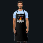 Funny BBQ Personalized Kitchen Apron<br><div class="desc">Real Men Cook custom gifts Personalized Kitchen Birthday  Gift for Husband,  Gifts for Dad,  daddy Christmas For Him,  Funny BBQ Apron,  Fathers Day</div>