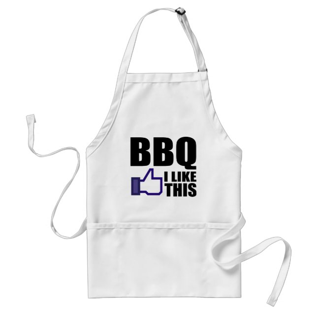 Funny BBQ Saying Adult Apron (Front)