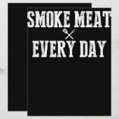 Funny Bbq Smoker Accessory Pitmaster Dad Grilling (Front/Back)
