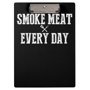 Funny Bbq Smoker Accessory Pitmaster Dad Grilling Clipboard
