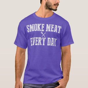 Funny Bbq Smoker Accessory Pitmaster Dad Grilling  T-Shirt