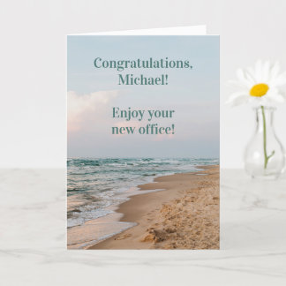 Funny Beach Retirement Card