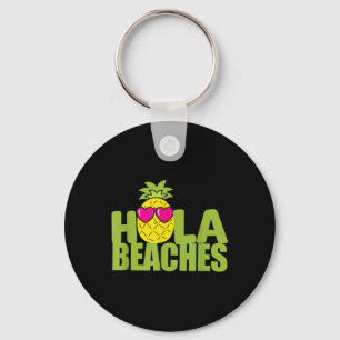 Funny Beach Summer Vacation Pineapple T Cruise Hol Keychain