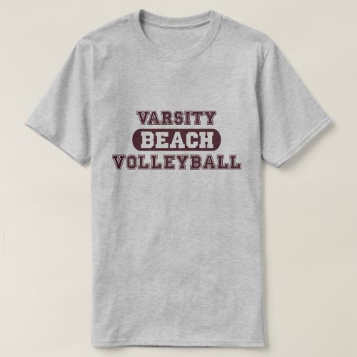 Funny Beach Volleyball T_Shirt